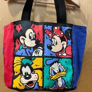 Vintage Walt Disney denim/ cotton tote bag